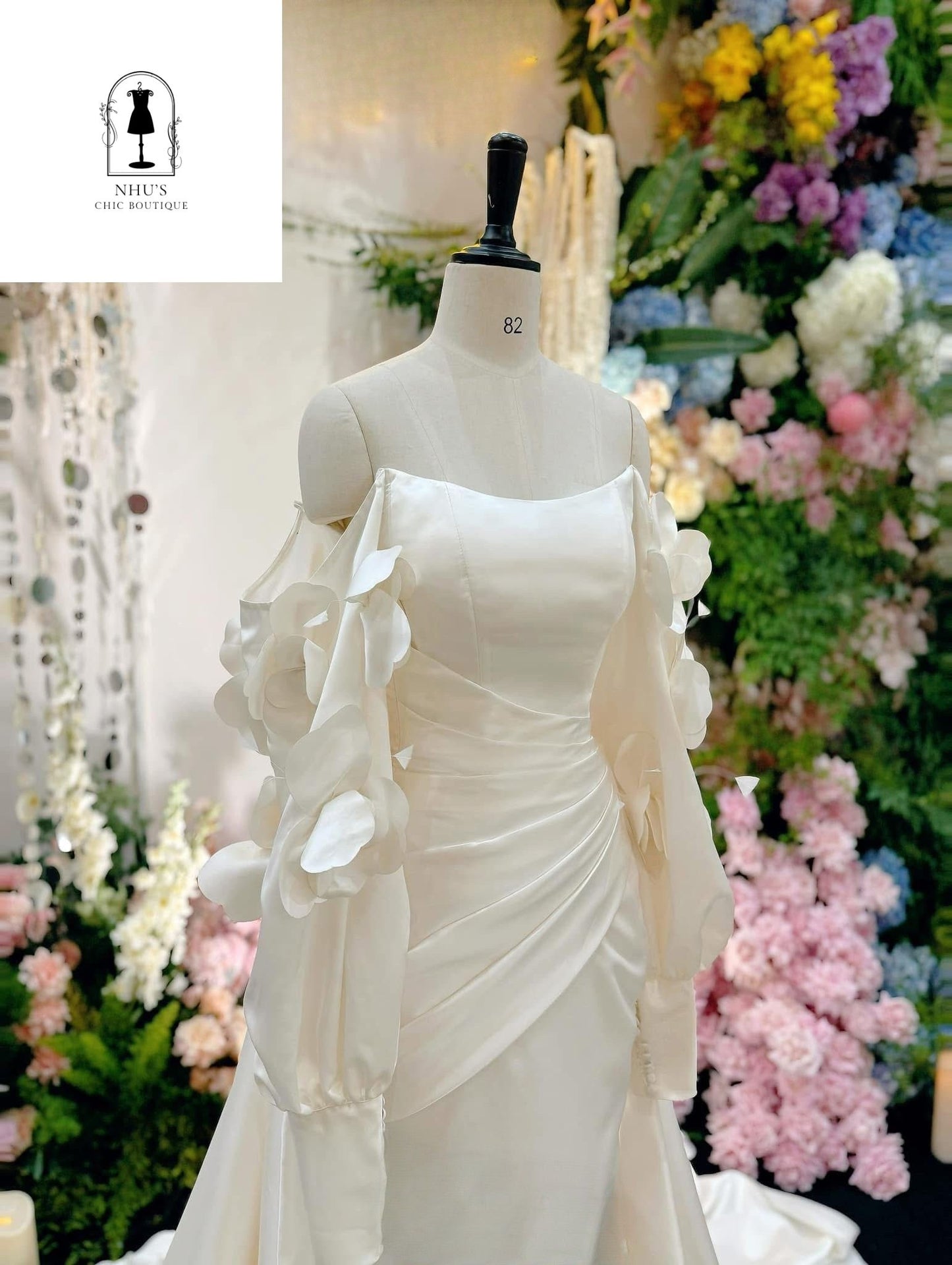WD001 - Ethereal Blossom Wedding Dress