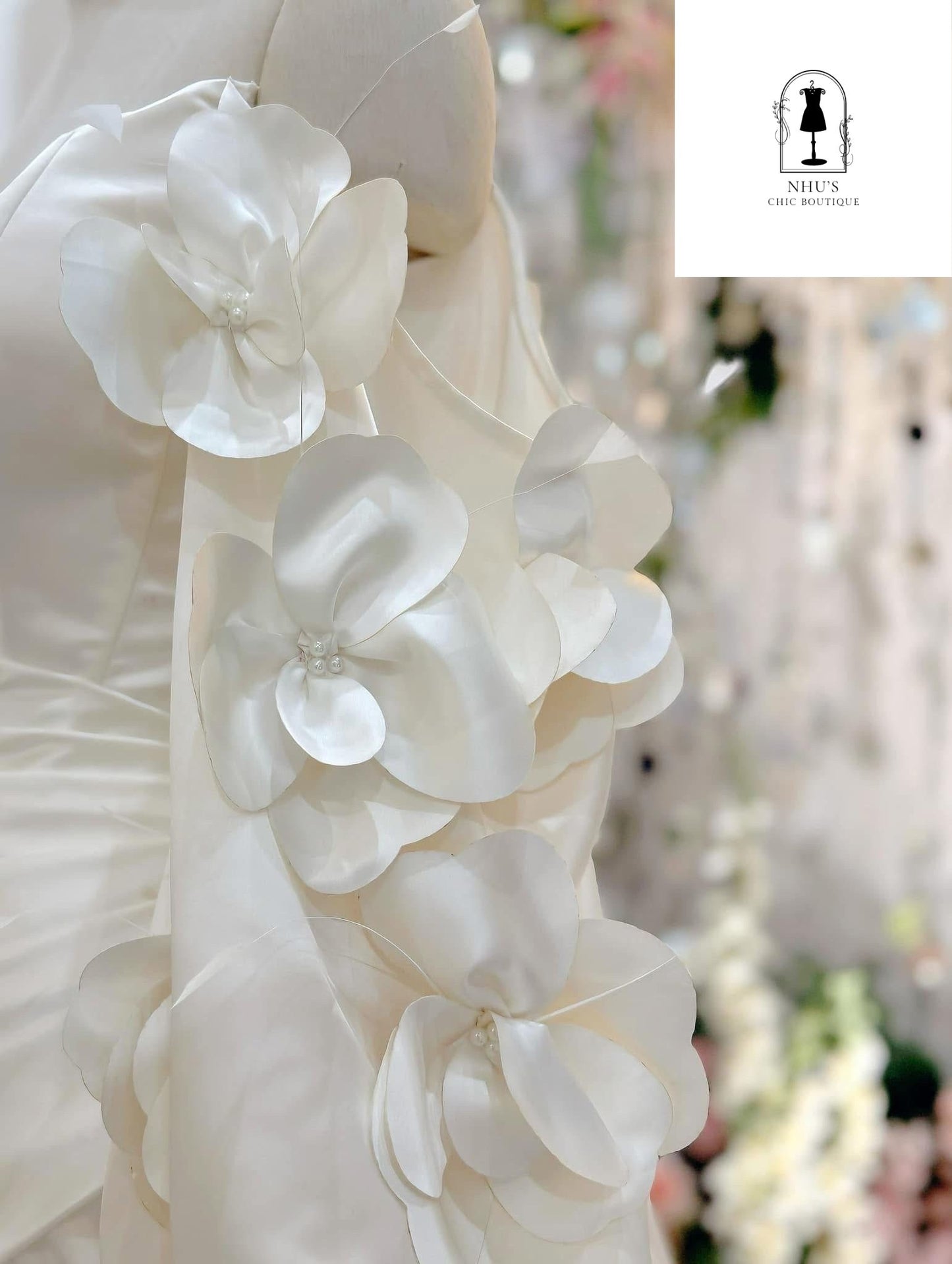 WD001 - Ethereal Blossom Wedding Dress