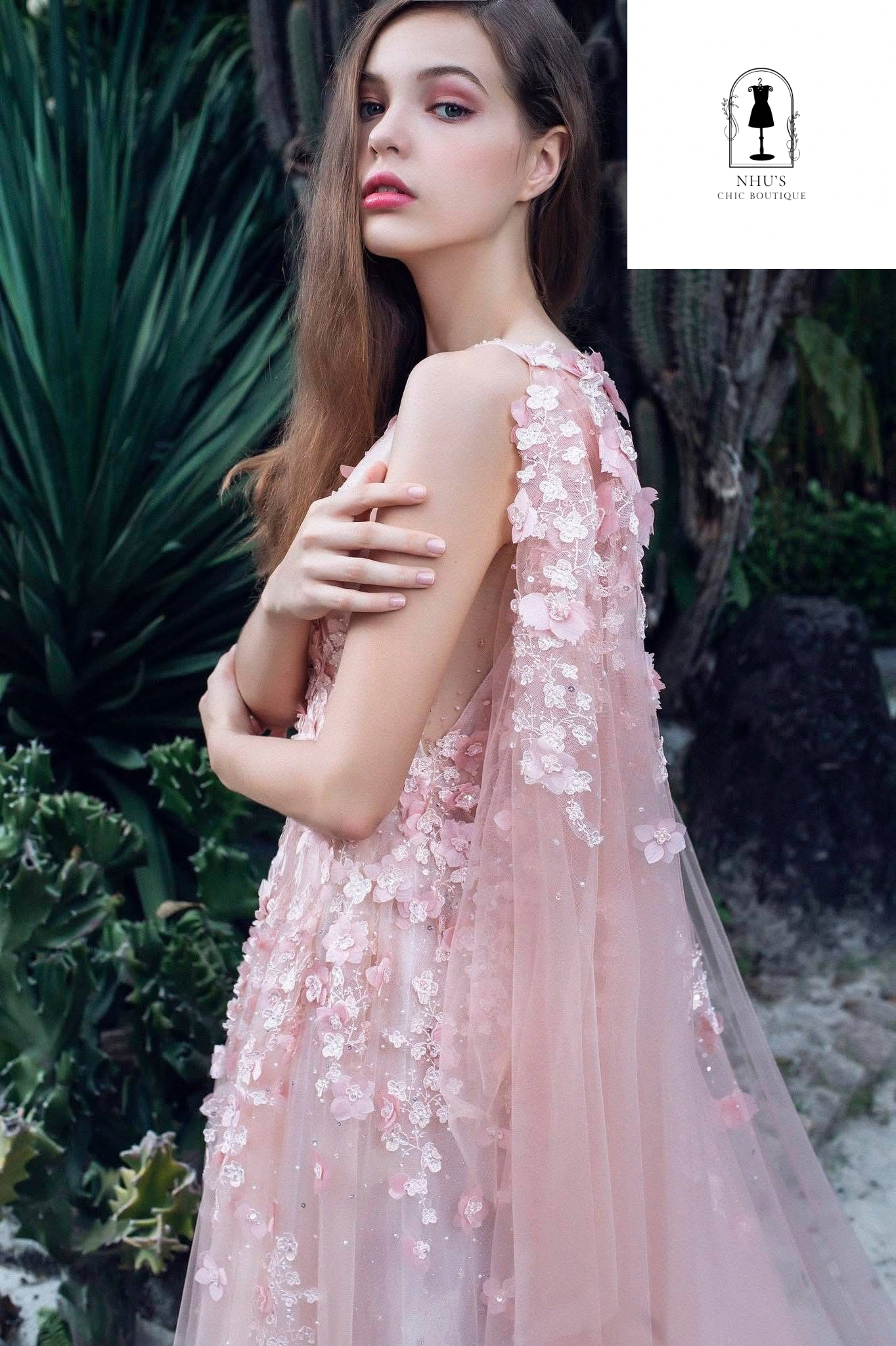 WD007 - Whispering Petals Wedding Dress