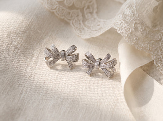 Ribbon Bow Earrings