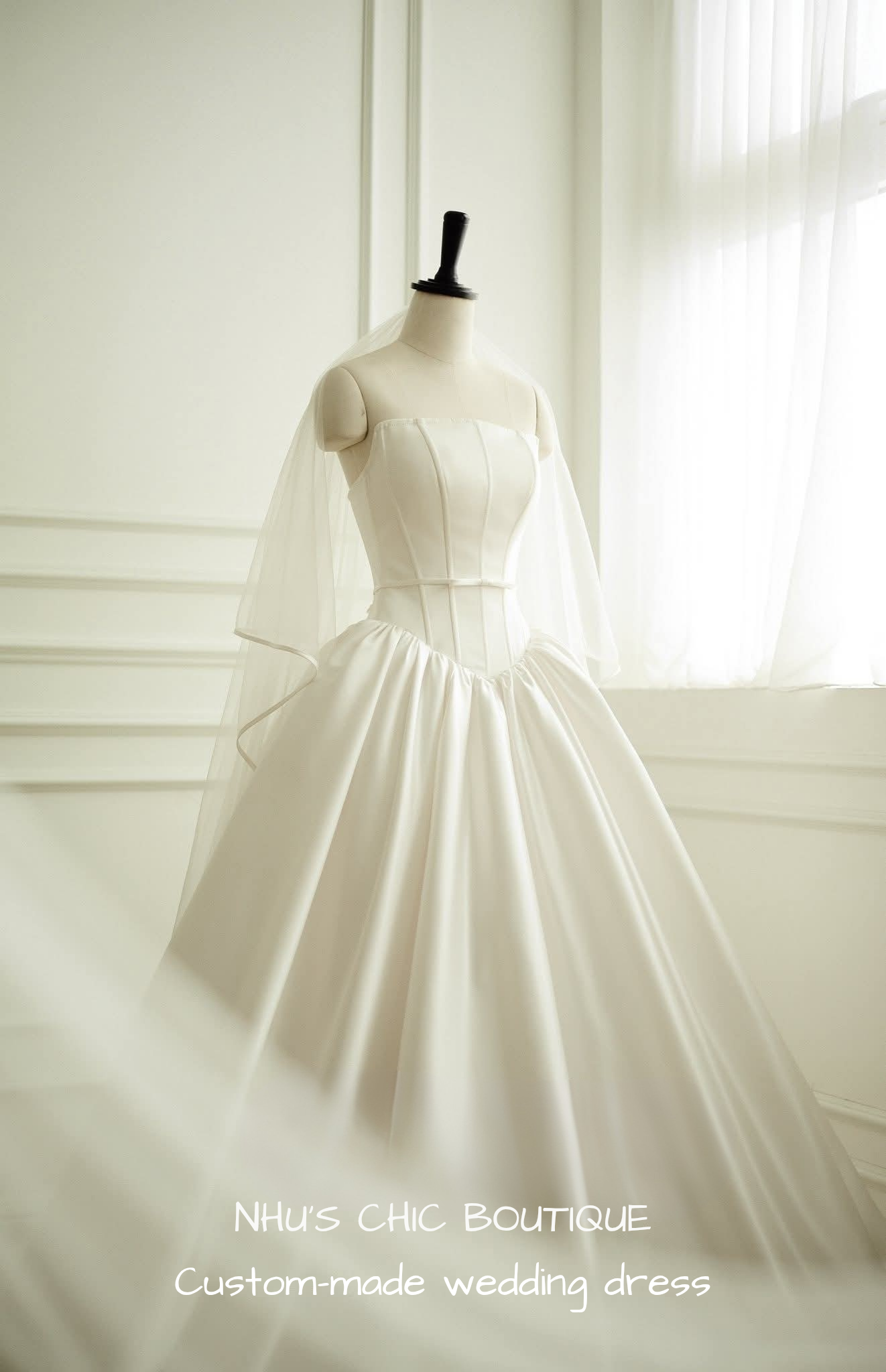 WD024-The Bellezza Gown-Elegant Custom Wedding Dress | Nhu's Chic Boutique nhu's chic boutique WD024-The Bellezza Gown-Elegant Custom Wedding Dress | Nhu's Chic Boutique nhu's chic boutique